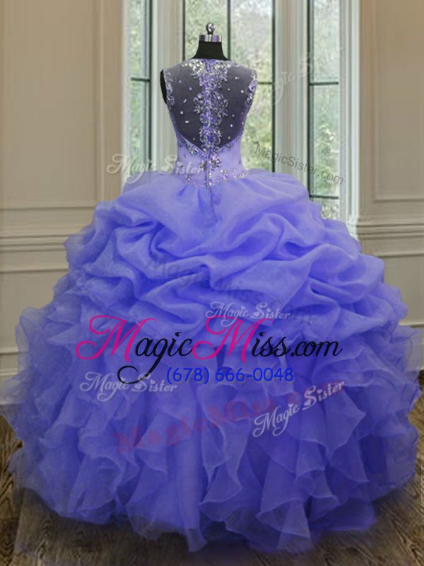 wholesale popular straps straps organza sleeveless floor length quinceanera dress and beading and ruffles