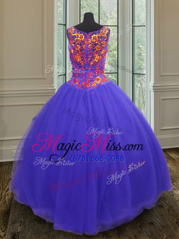wholesale classical purple v-neck neckline beading quinceanera dresses sleeveless zipper