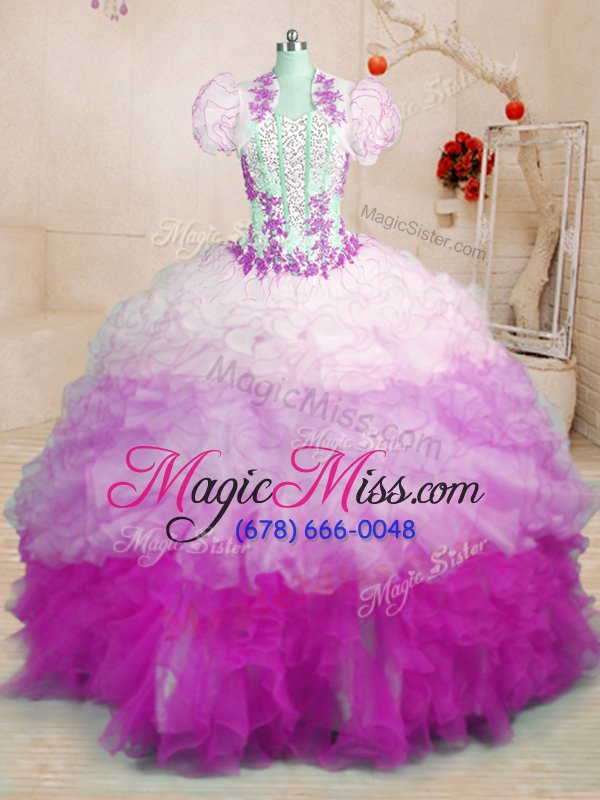 wholesale eye-catching with train multi-color vestidos de quinceanera sweetheart sleeveless brush train lace up