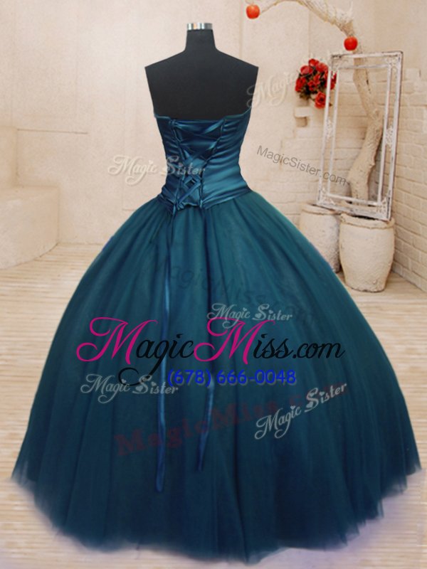 wholesale sophisticated sleeveless beading lace up sweet 16 quinceanera dress