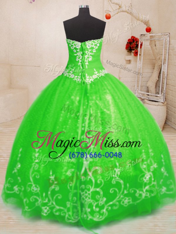 wholesale quinceanera dress military ball and sweet 16 and quinceanera and for with beading and appliques sweetheart sleeveless lace up