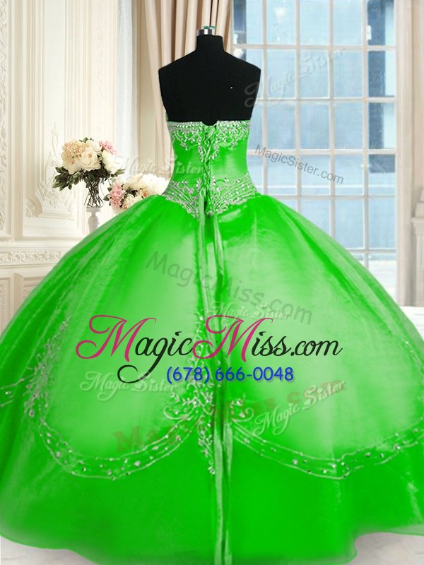wholesale cheap floor length vestidos de quinceanera strapless sleeveless lace up