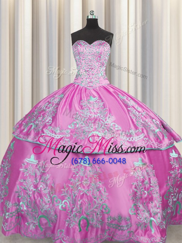 wholesale superior chiffon sleeveless floor length 15 quinceanera dress and beading and embroidery