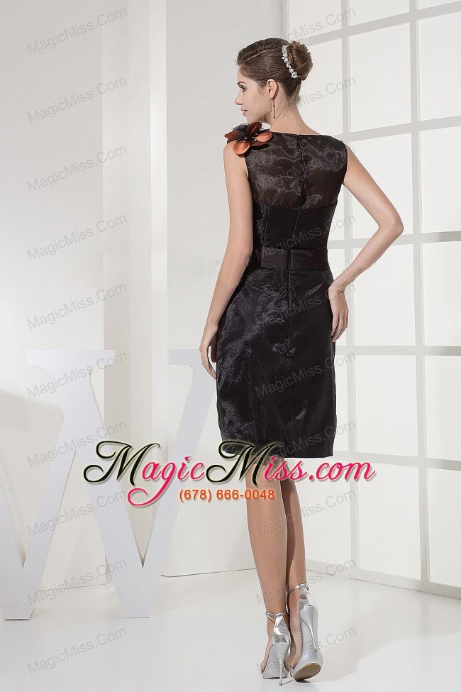 wholesale bateau and appliques for prom dress with knee-length