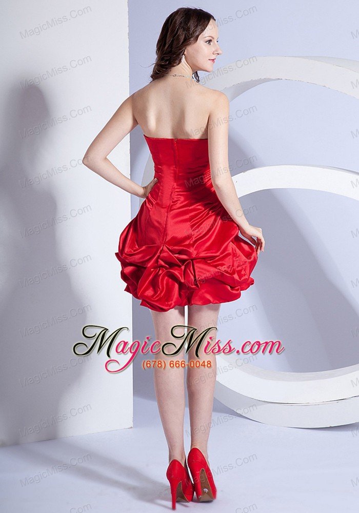 wholesale beading decorate bodice a-line mini-length strapless 2013 prom dress