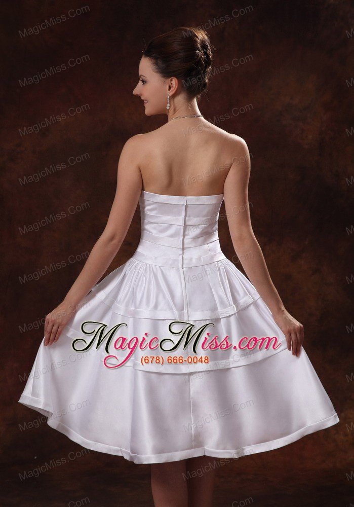 wholesale simple taffeta a-line knee-length bridesmarid dress for custom made in dublin georgia
