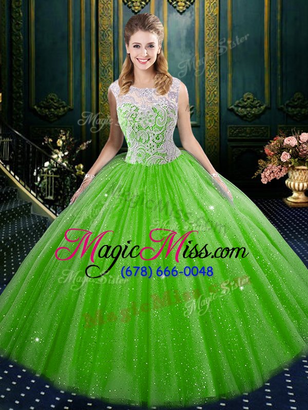 wholesale superior lace quinceanera dresses zipper sleeveless floor length