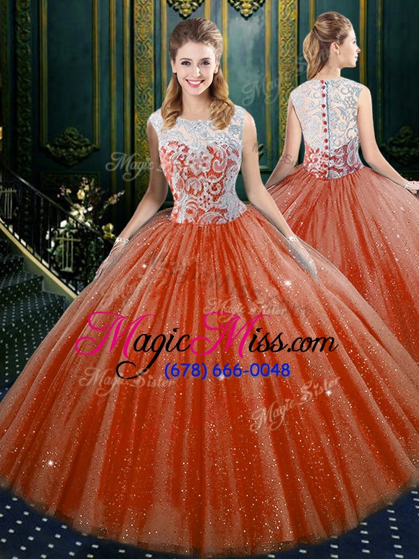 wholesale hot sale sleeveless zipper floor length lace 15th birthday dress