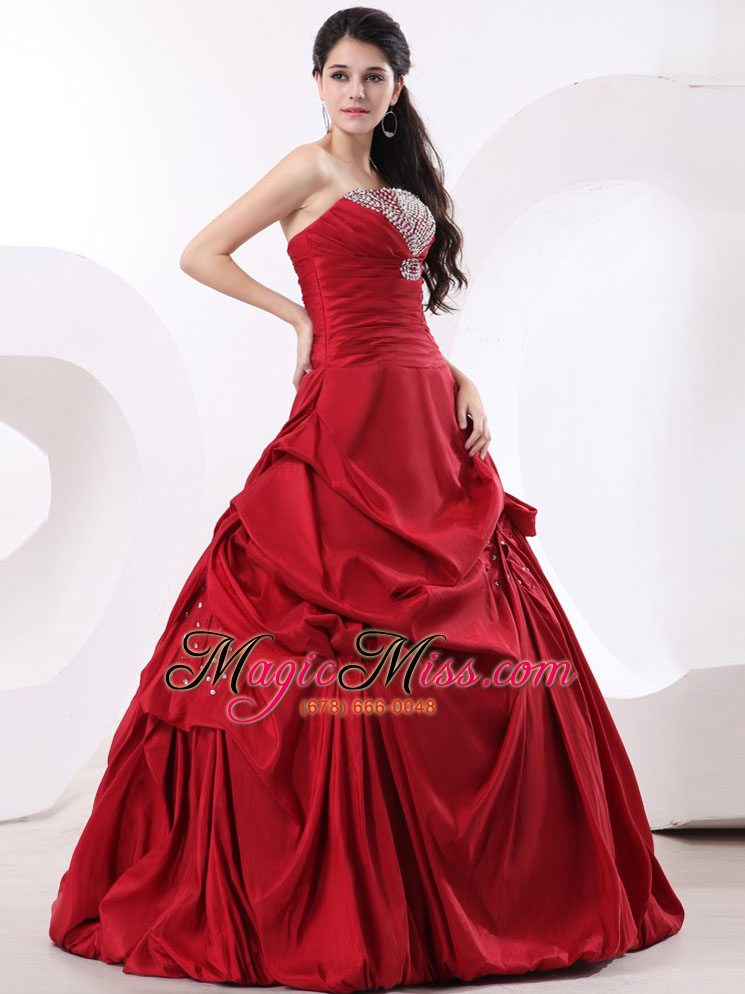 wholesale strapless a-line and beading for 2013 custom made prom dress