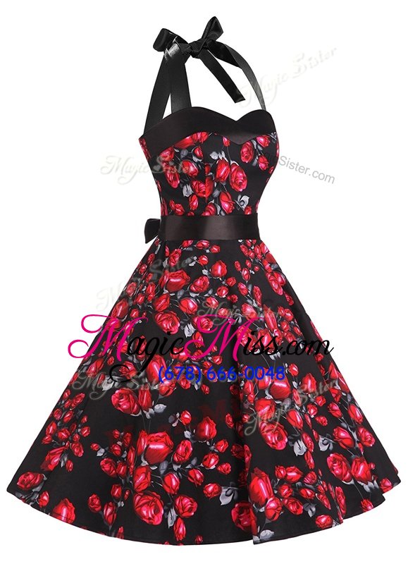 wholesale fitting black halter top zipper sashes|ribbons and pattern military ball gown sleeveless