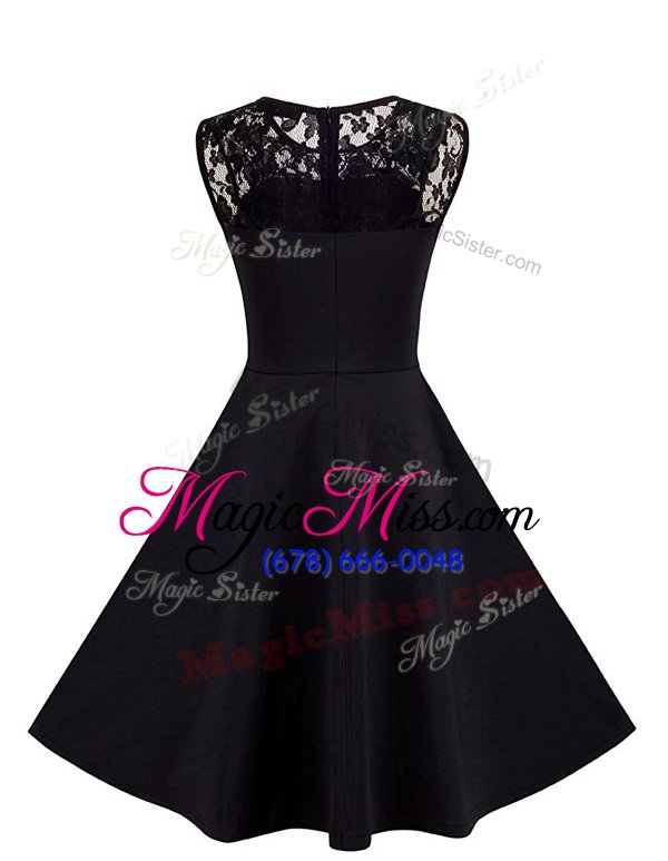 wholesale high end sweetheart sleeveless zipper prom gown black satin