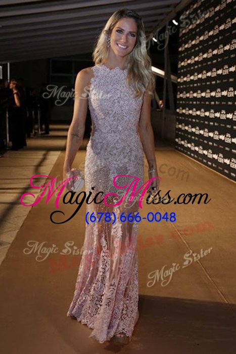 wholesale glamorous mermaid prom evening gown white scoop tulle sleeveless floor length zipper