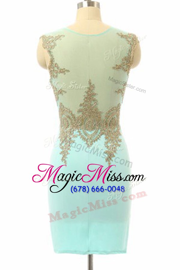 wholesale amazing mini length side zipper mother of the bride dress turquoise and in with lace