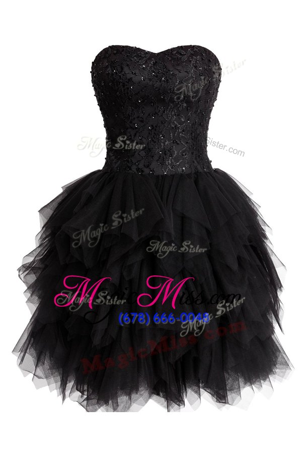 wholesale elegant sleeveless beading and sequins lace up prom party dress