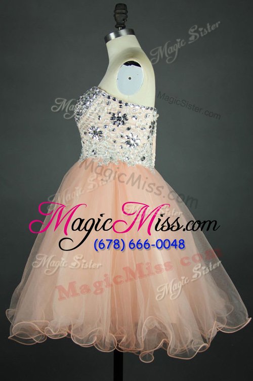 wholesale smart pink homecoming dress prom and party and for with sashes|ribbons sweetheart sleeveless zipper