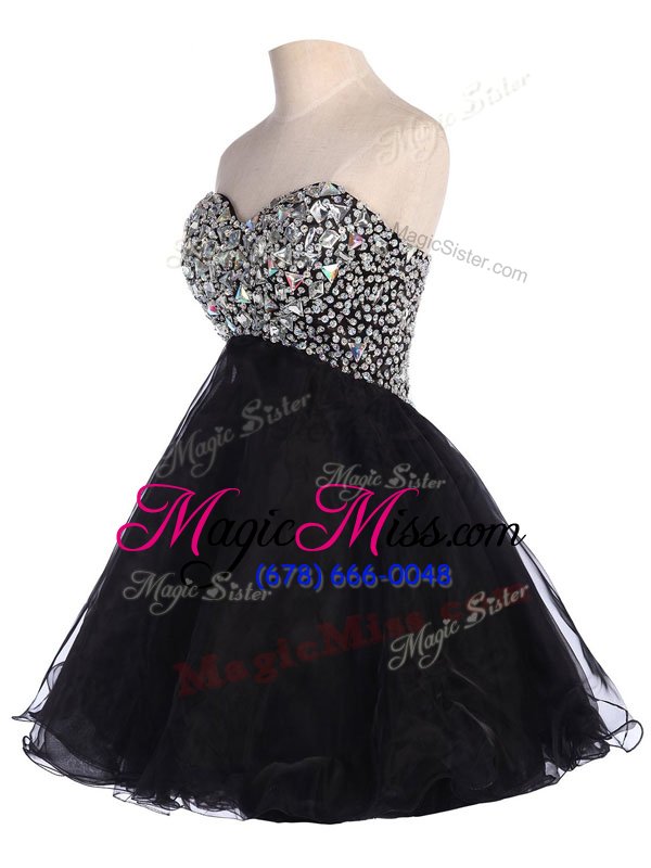 wholesale excellent sleeveless lace up mini length sequins evening dress