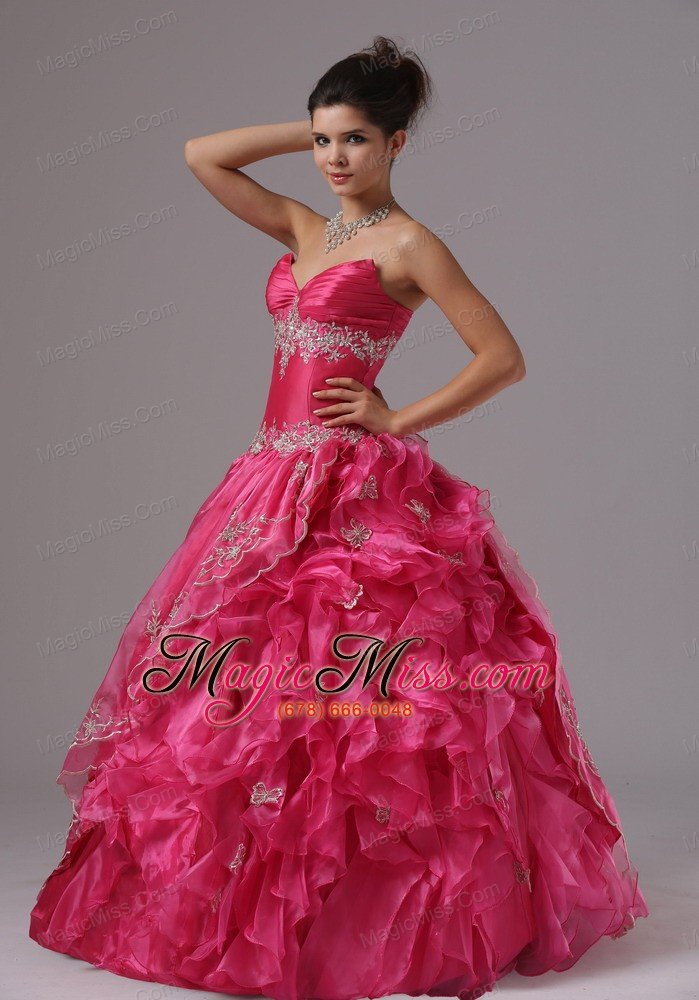 wholesale ruffled layers appliques and sweetheart for prom dress in alabama