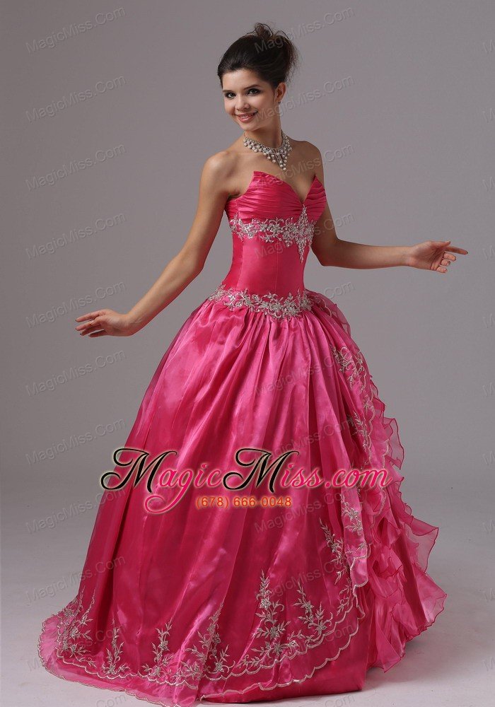 wholesale ruffled layers appliques and sweetheart for prom dress in alabama
