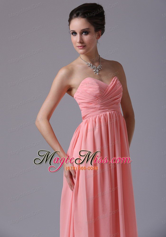 wholesale watermelon sweetheart floor-length 2013 prom dress ruched in ann arbor michigan