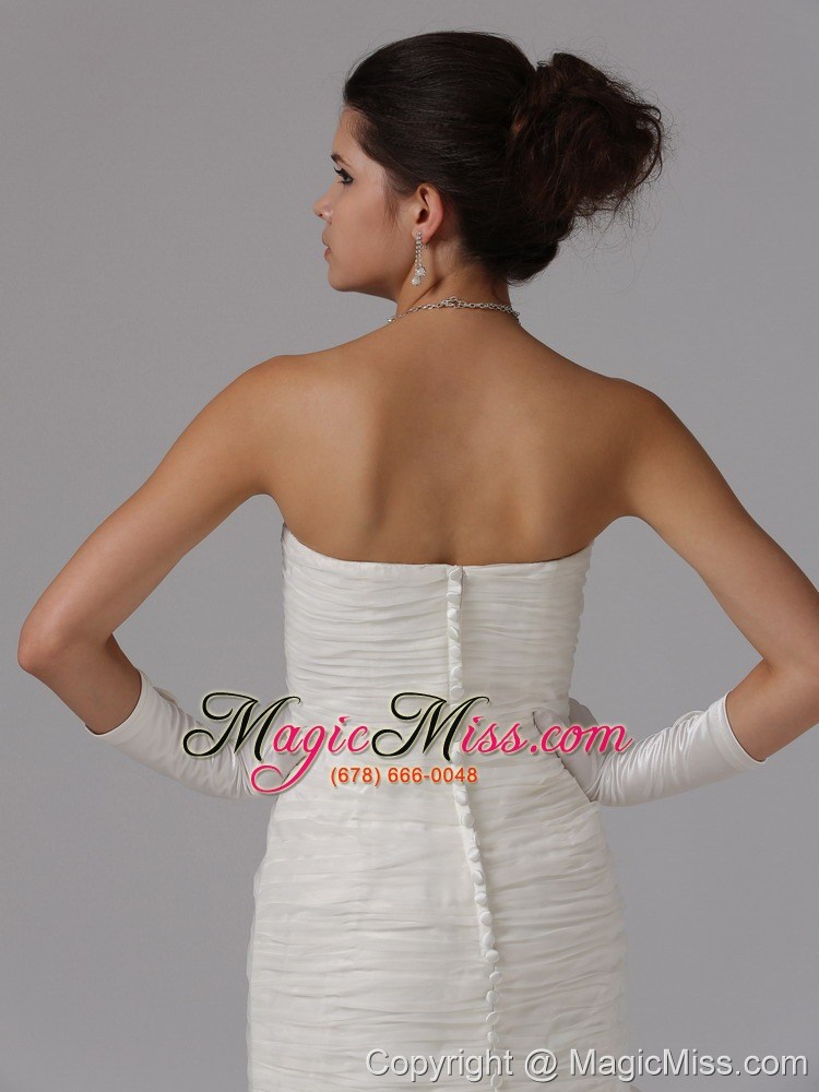 wholesale mermaid custom made ruched bodice and ruffled layers for 2013 wedding dress in camarillo california