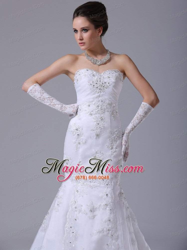 wholesale lace with beading wedding dress beading sweetheart mermaid court train