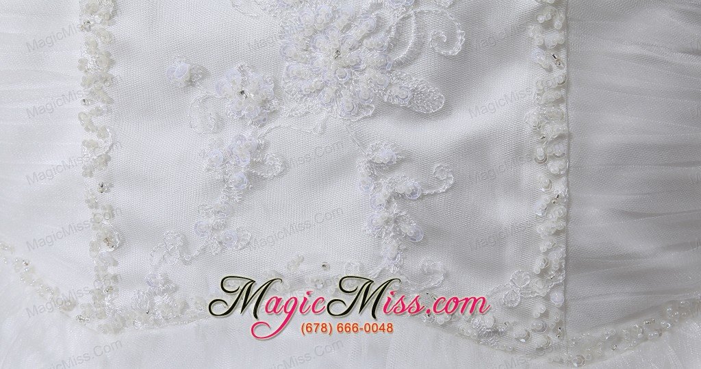 wholesale embroidery beding v-neck ruching mermaid court train wedding dress