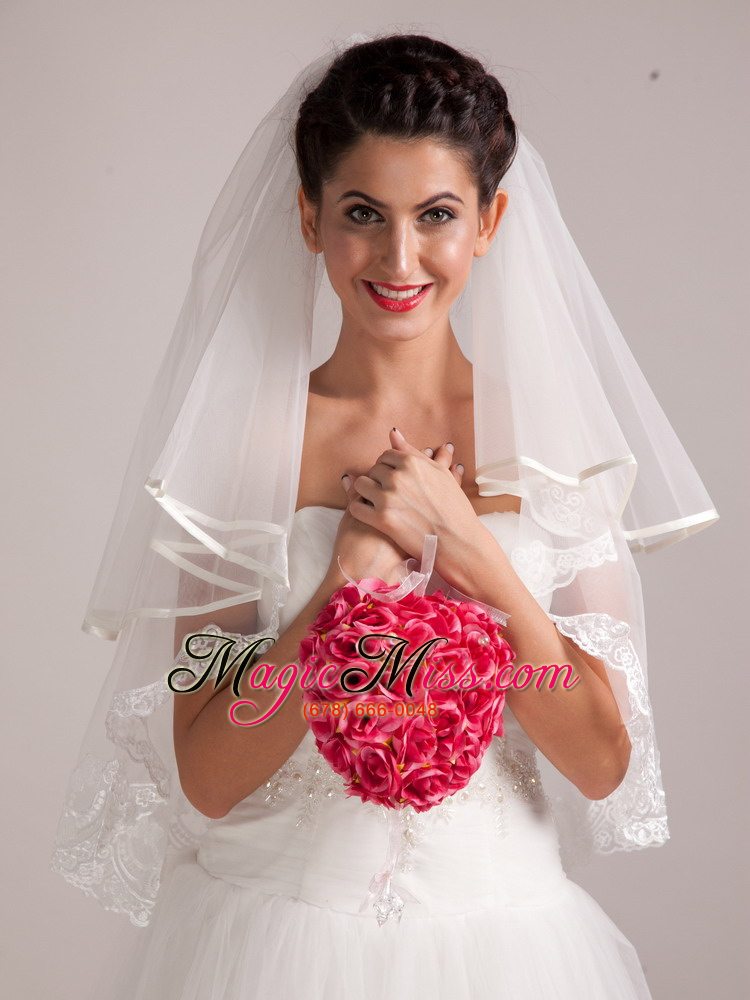 wholesale chic red wedding bridal bouquet with pearl