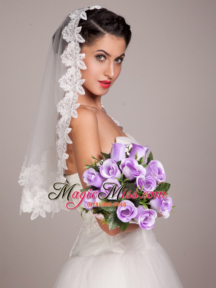 wholesale pretty lavender rose hand-tied wedding bridal bouquet