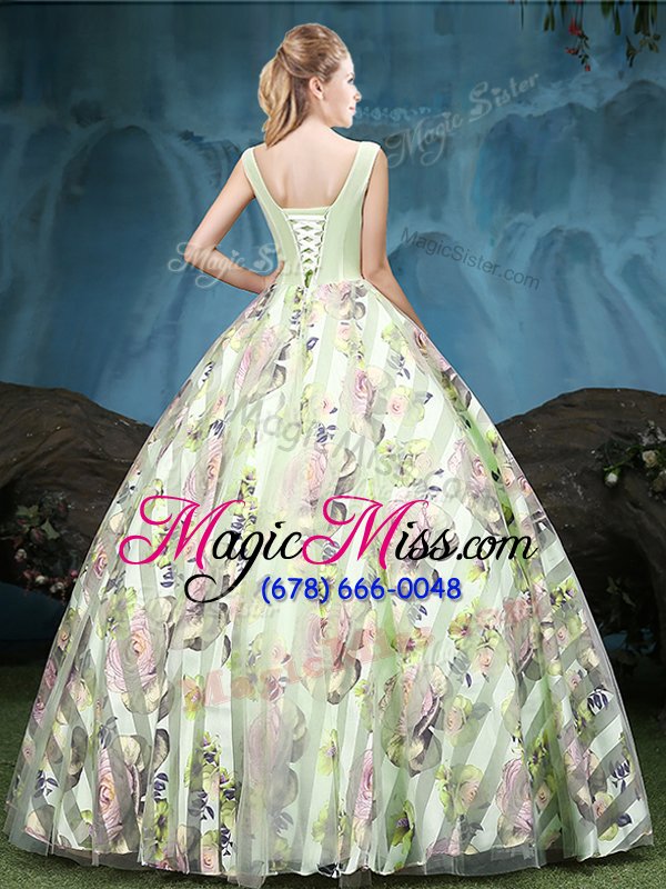 wholesale clearance straps straps tulle sleeveless floor length sweet 16 quinceanera dress and appliques and pattern